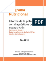 Programa Nutricional 2010