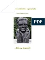 Thierry Simonelli, Materialismo dialettico e psicanalisi secondo Wilhelm Reich