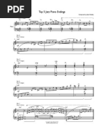 Top 5 Jazz Endings Sheet Music