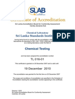 Sri Lanka Standards Institution: Chemical Laboratory