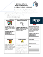 Solids and Liquids-Multiple Intelligence Choices Assessment