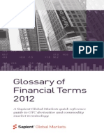 2012 Financial Terms Glossary