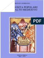 Oronzo Giordano - Religiosità Popolare Nell'alto Medioevo