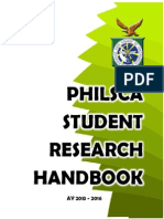 Philsca Student Research Handbook