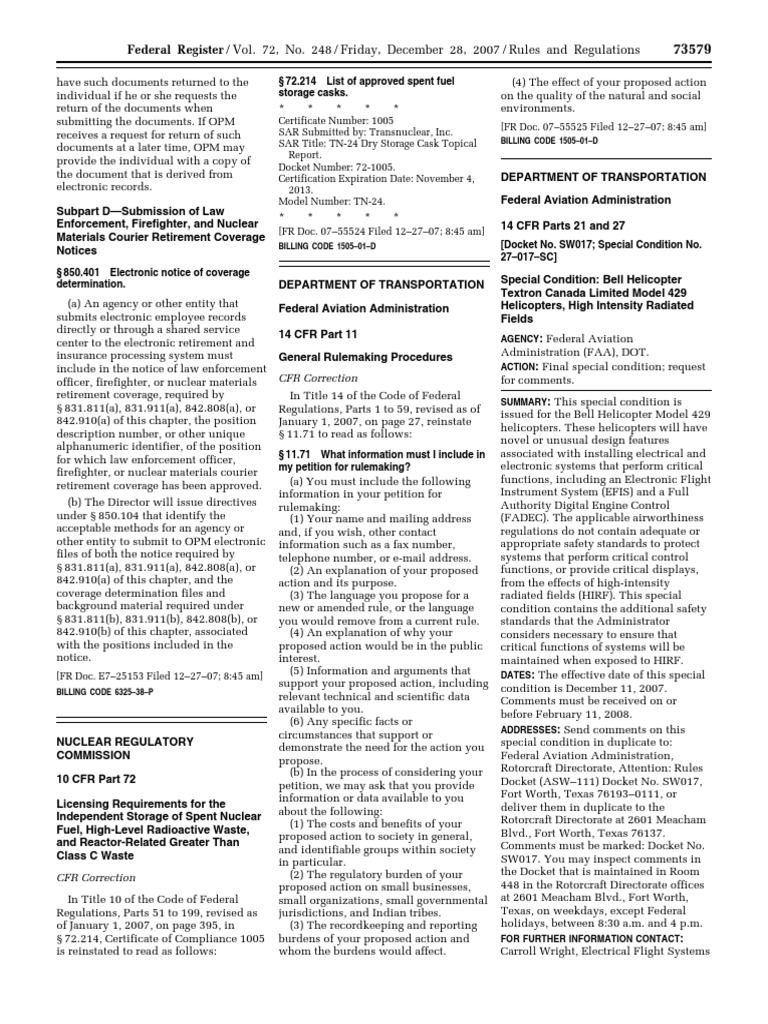 Rule Airworthiness Directives Bell Helicopter Textron Canada Ltd. Model 429 Helicopters PDF