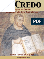 Santo Tomas de Aquino El Credo Comentario
