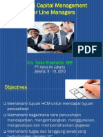 Human Capital Management for Line Managers - PT. Aetra Air Jakarta