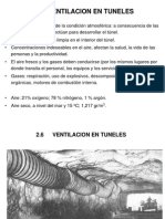 Ventilación en túneles: criterios de cálculo y sistemas