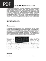 Download Input and Output Devices by ramesh SN27561938 doc pdf