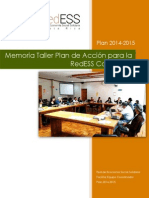 Memoria Taller Plan RedESS 18-8-14