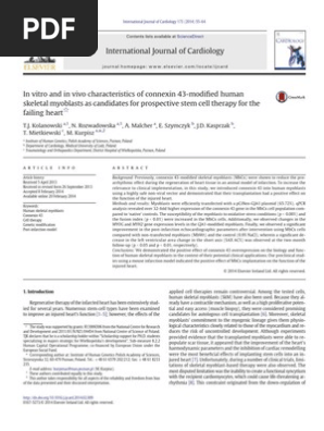 P26 In Vitro And In Vivo Characteristics Of Connexin 43 Modiﬁed Images, Photos, Reviews