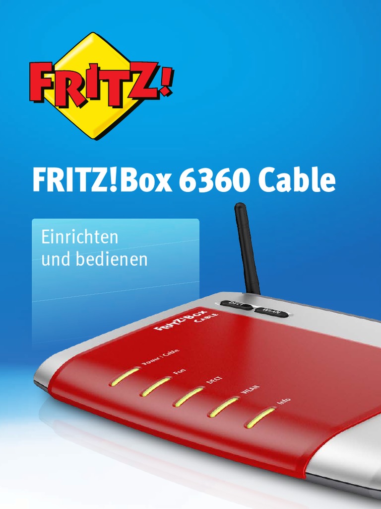 Fritz 6360 Handbuch