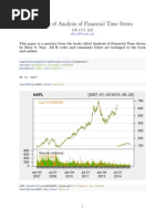 Practice of Analysis of Financial Time Series by Ruey S Tsay