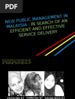 New Public Management in Malaysia