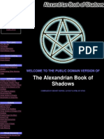 Alexandrian Book of Shadows (WICCA)
