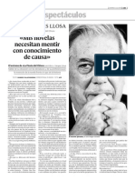 Entrevista Mario Vargas Llosa