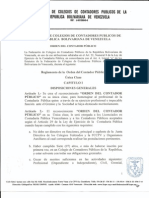 Reglamento de La Orden Del Contador Publico PDF