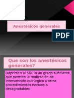 Anestésicos generales