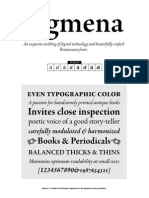 Agmena Font Specimens