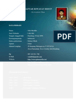 Daftar Riwayat Hidup: Curriculum Vitae
