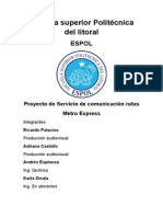 Esquema Proyecto de Emprendimiento Primer Parcial ESPOL