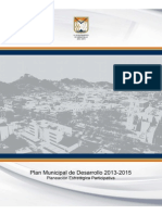 Plan Municipal de Desarrollo 2013-2015 Hermosillo