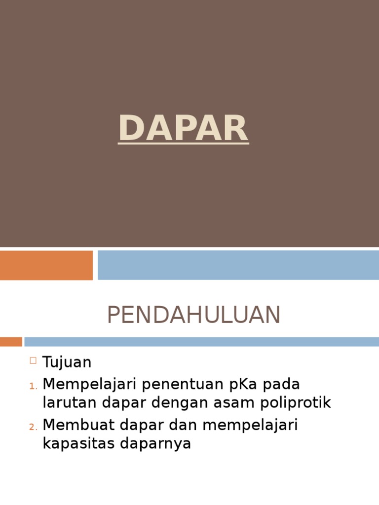 Kapasitas dan Rumus Larutan Dapar | PDF