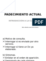 Padecimiento Actual