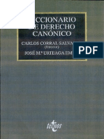 Diccionario de Derecho Canonico