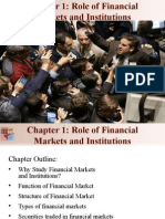 Chapter 1 Role of Financial Markets and Institutions