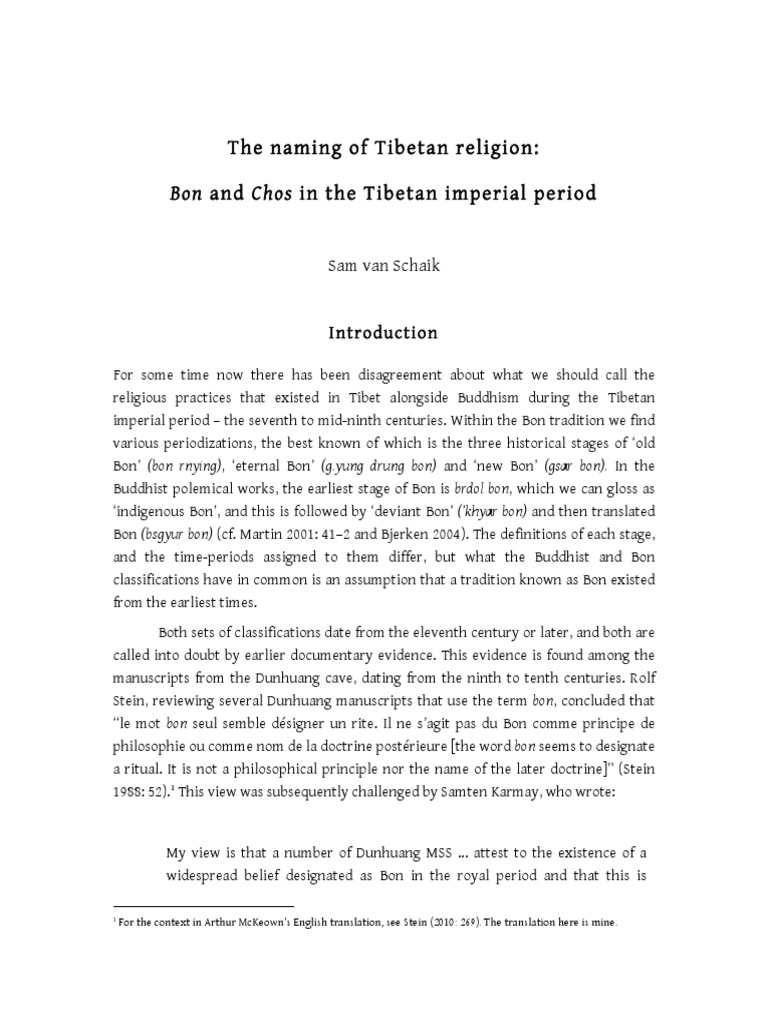 Bon Religion in Tibetan History | PDF | Dharma | Tibetan Buddhism