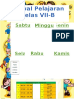 jadwal pelajaran