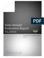 Evaluation Report - 2015 Q1