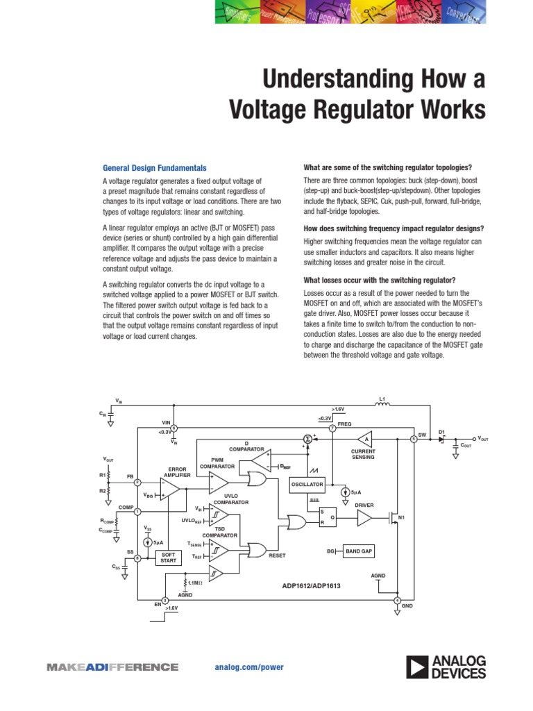 Understanding How a Voltage Regulator Works Mosfet Electronic Circuits