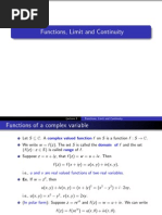 Functions, Limit and Continuity