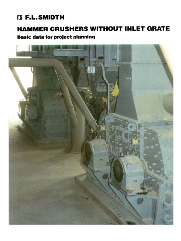 Hammer Crusher PDF Equipment Manufactured Goods