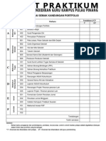 25 Senarai Semak Kandungan Portfolio 2015