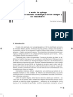 Por Qué Una Mirada Sociologica de Los Cuerpos y Las Emociones