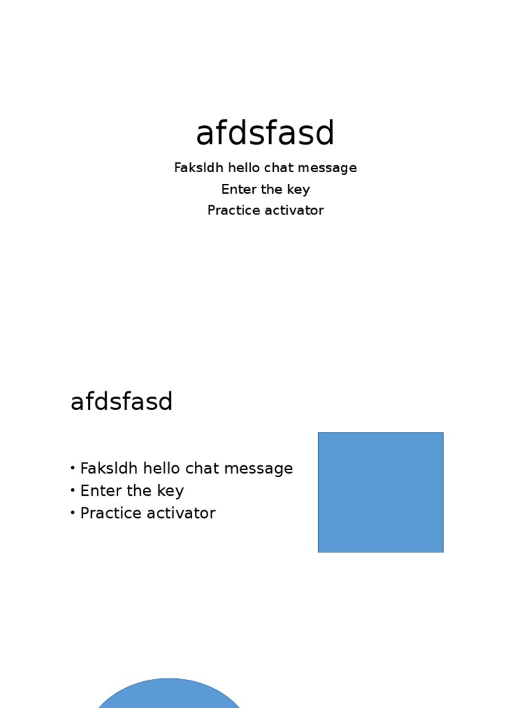Chat Message Key Entry Guide | PDF