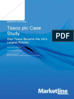 Tesco PLC Case Study.
