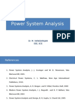 Power System Analysis: Dr. M. Varadarajan Eee, Sce