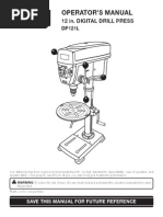 Ryobi Drill Press DP121L - 642 - Eng