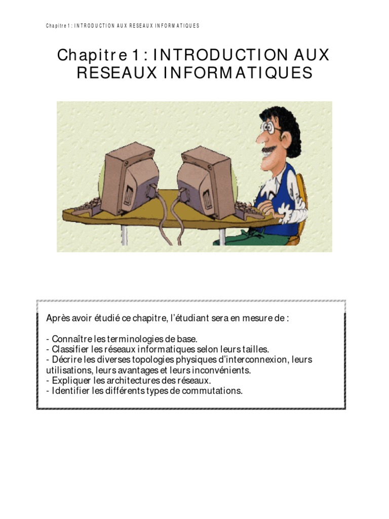 Introduction aux Réseaux Informatiques | PDF | Topologie de réseau ...