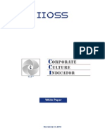 Organizational Culture Indicator - White Paper Ver 2 PDF