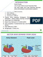 Peak Hour Load 1. Domestic-0.1 SCMH/connection 2. CNG - SCMD/20 3. Industrial - SCMD/16 4. Commercial - SCMD/12