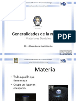 Generalidades de La Materia