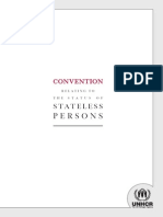 Convention Relating To The Status of Stateless Persons