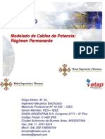 Modelado de Cables de Potencia_Regimen Permanente_ETAP 12