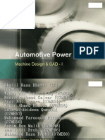 Automotive Power Trains: Machine Design & CAD - I