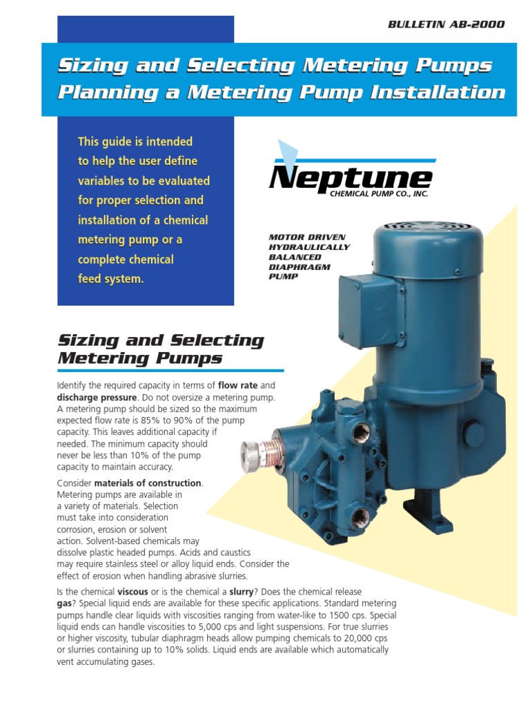 Neptune Pump Valve